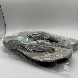 Revitalign Yumi Mod Floral Women 11B Black Gray Orthotic Thong Sandals